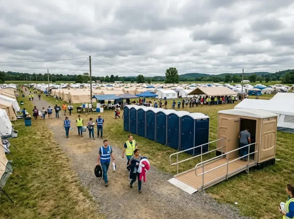 disaster-relief-camp-restrooms-010 — frequently asked questions, Dumpster & Portable Bathrooms Rental in Sterling, VA